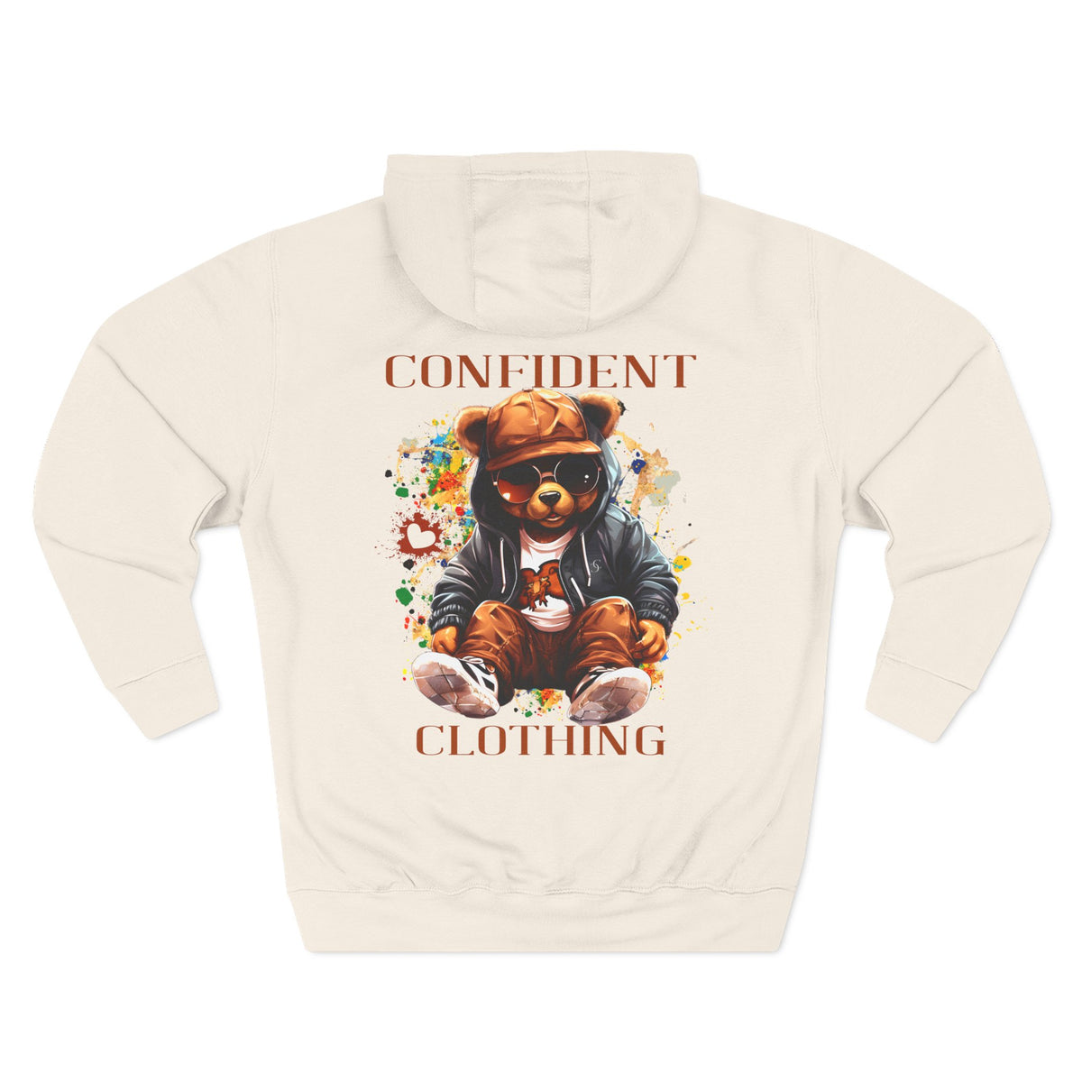 0.4 Confident Clothing Cool Bear Graphic Hoodie