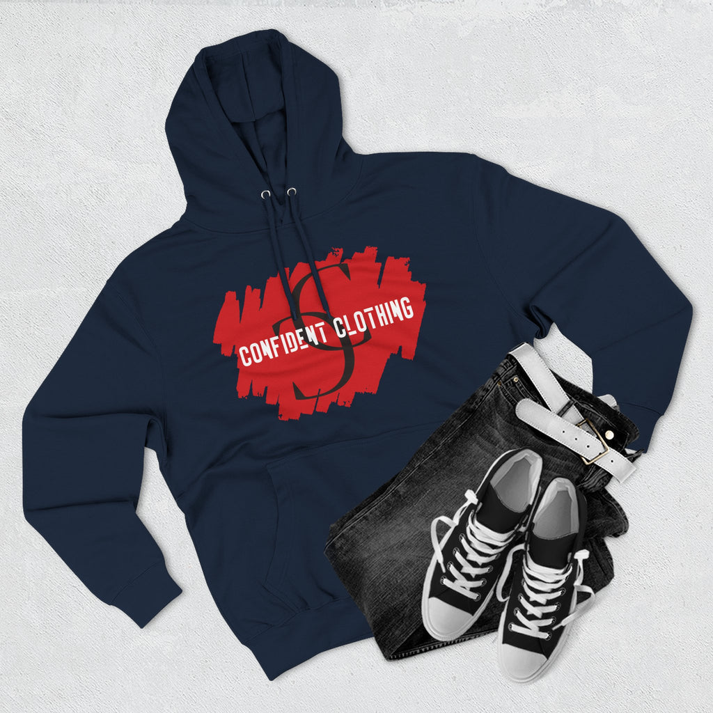 1.6 Confident Clothing Graphic Fleece Hoodie