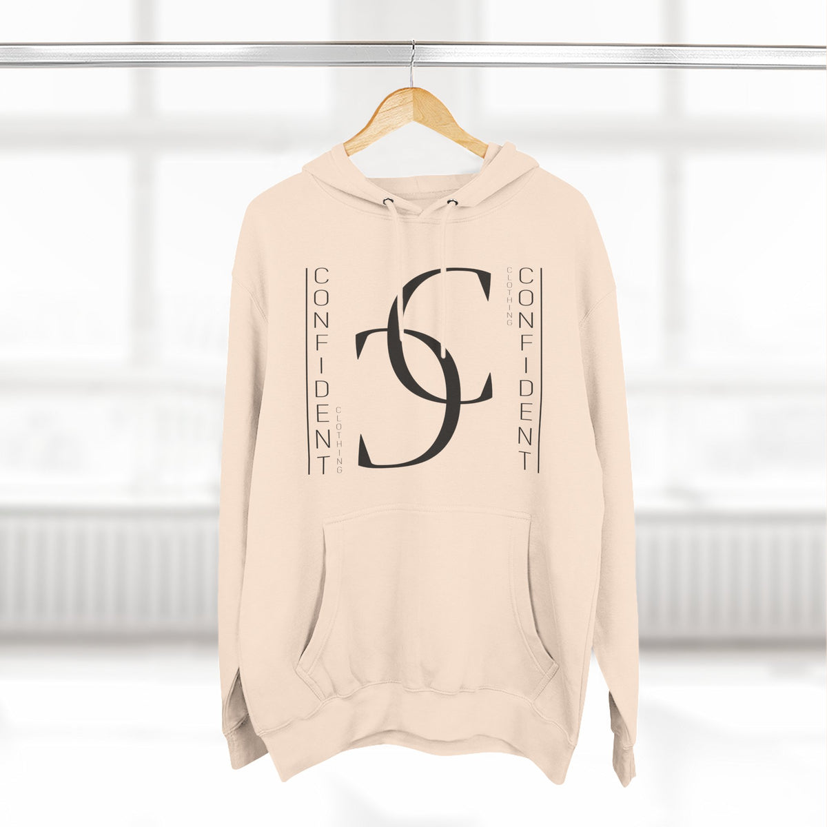 1.2 Confident Clothing Casual Graphic Fleece Hoodie
