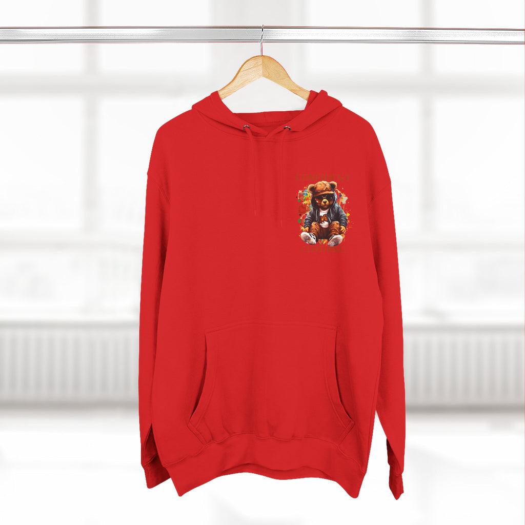 0.4 Confident Clothing Cool Bear Graphic Hoodie