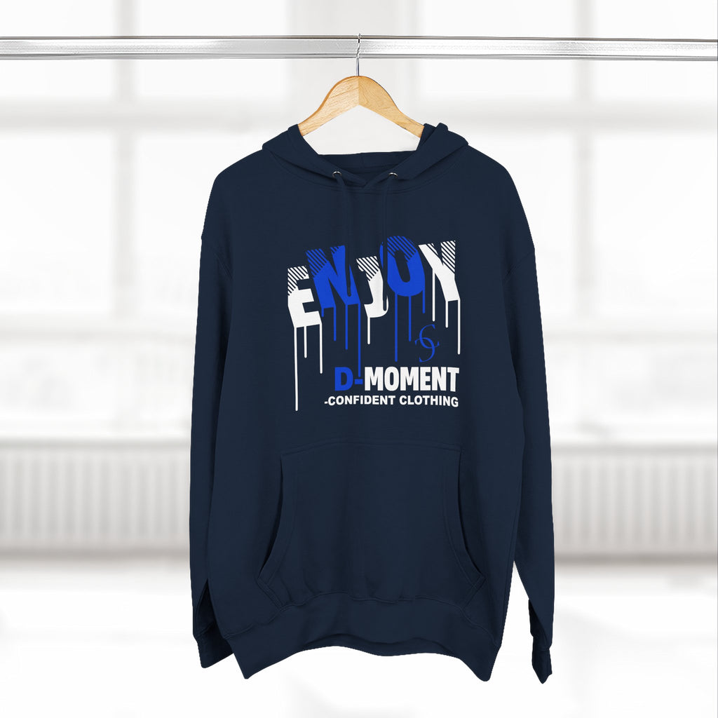 1.0 Confident Clothing Enjoy D Moment Drip Graphic Fleece Hoodie