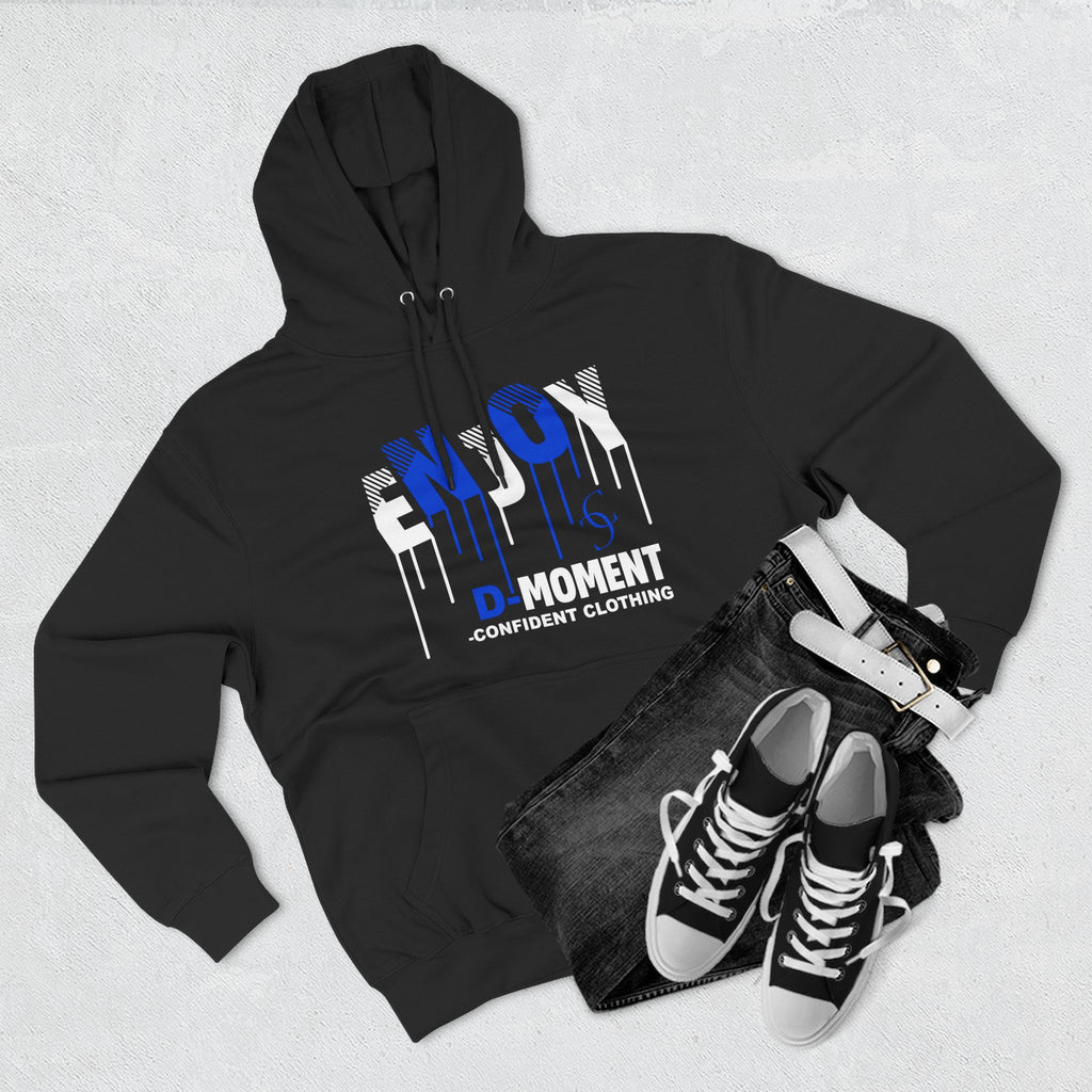 1.0 Confident Clothing Enjoy D Moment Drip Graphic Fleece Hoodie