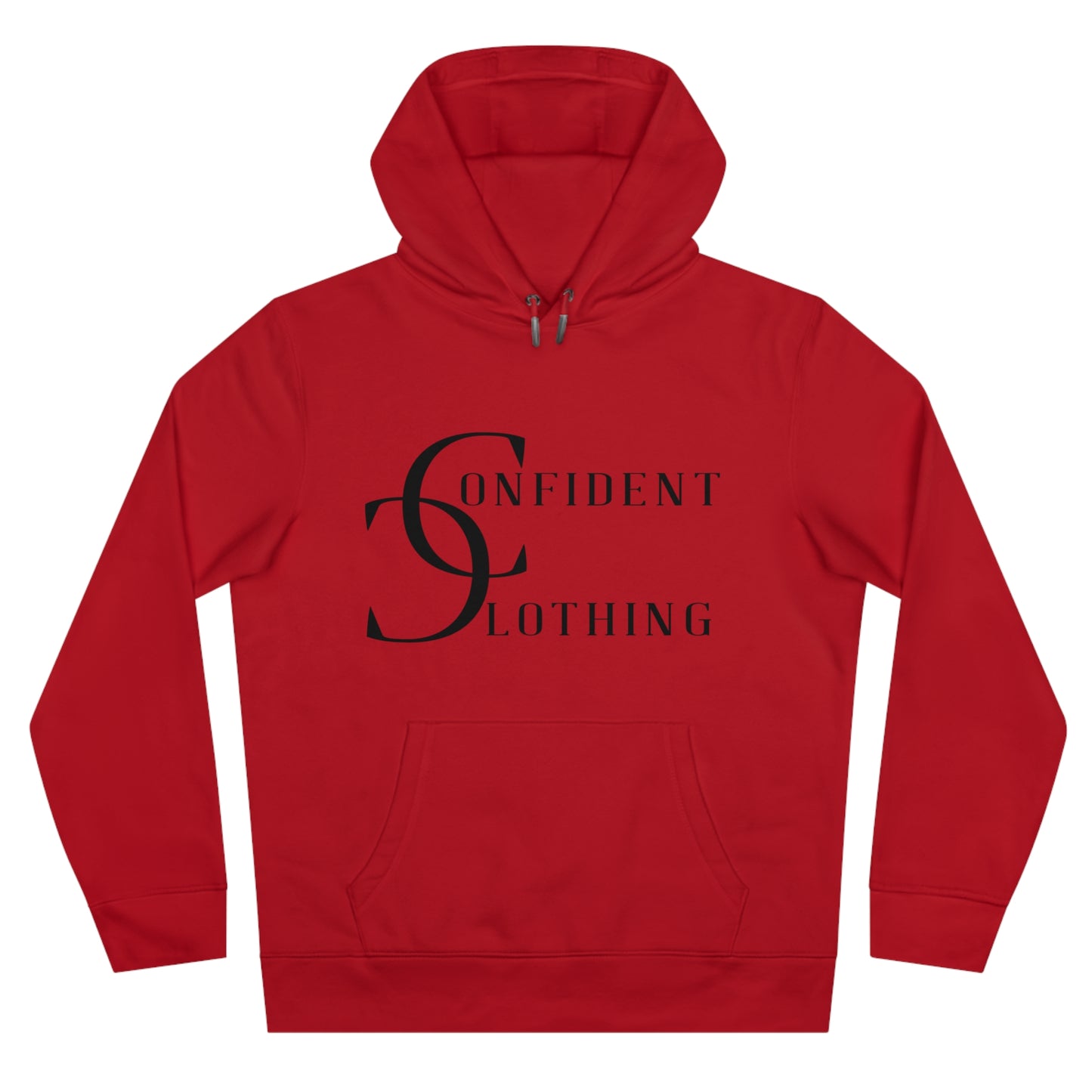 (hoodie unisex) multi-color Confident Clothing Luxury Hooded Sweatshirt (wcc black logo)