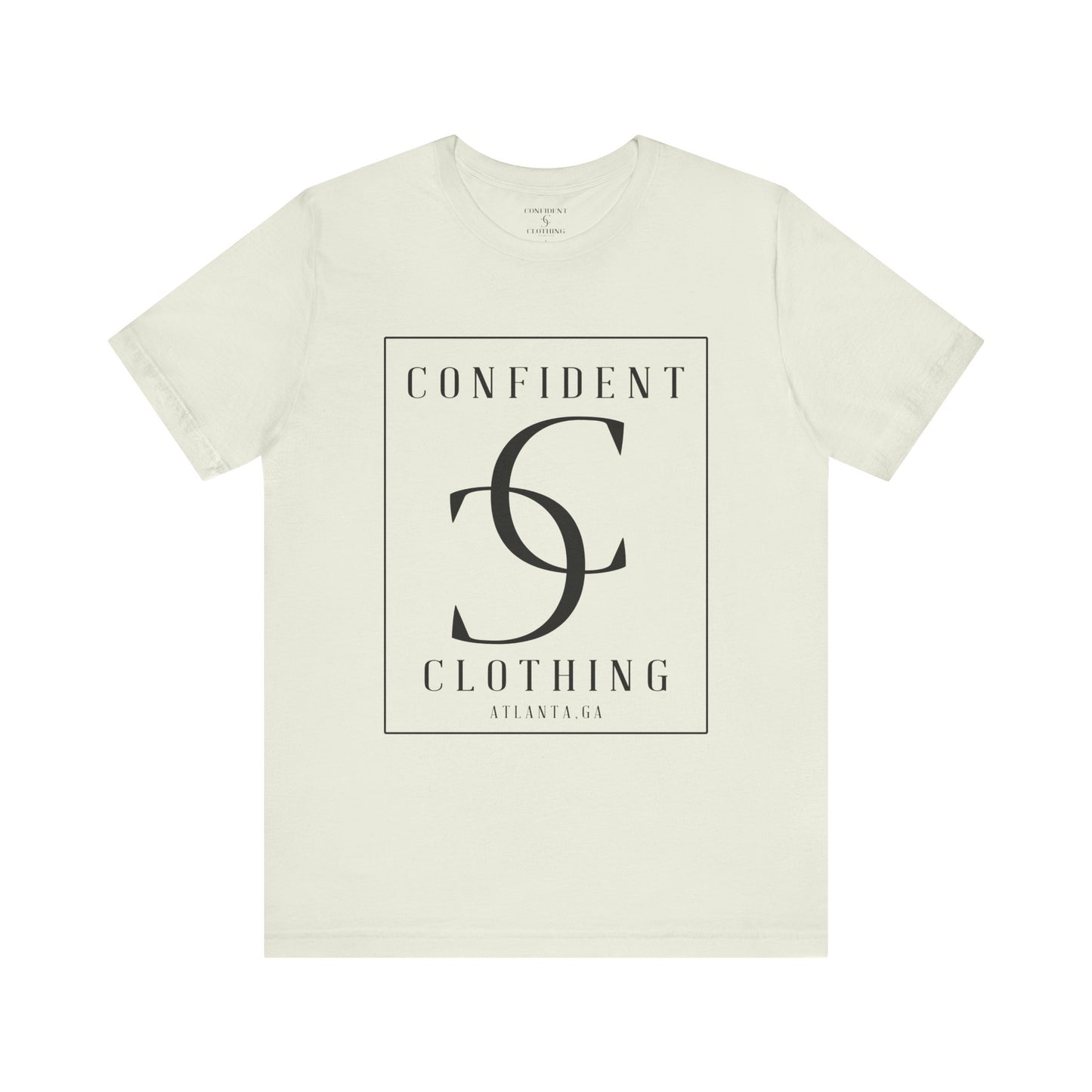 cc (Unisex) multi-color Jersey Short Sleeve Tee (black logo)