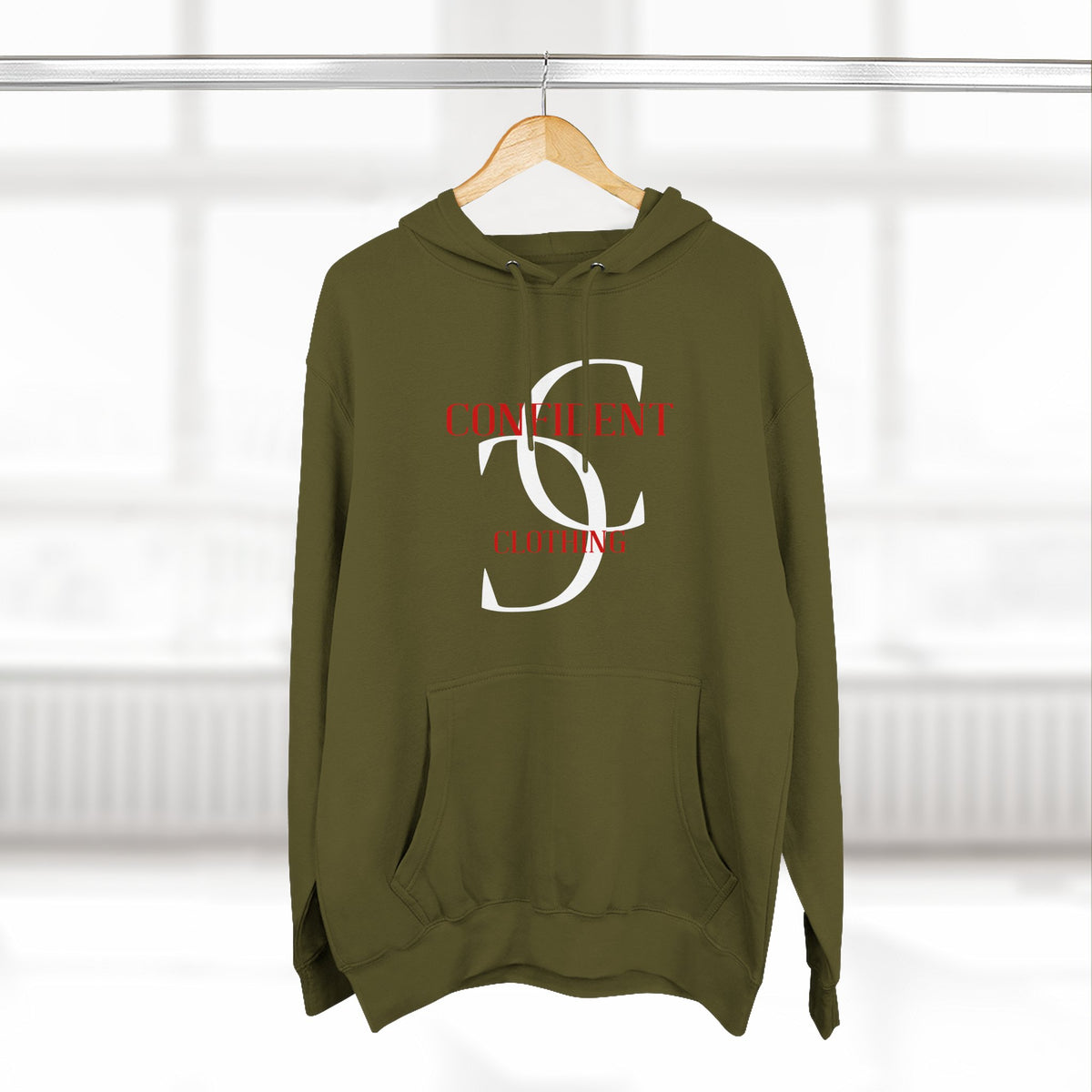 0.5 Confident Clothing Big Face Fleece Hoodie