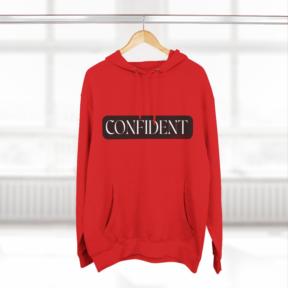 0.7 CONFIDENT CLOTHING Motivational Hoodie