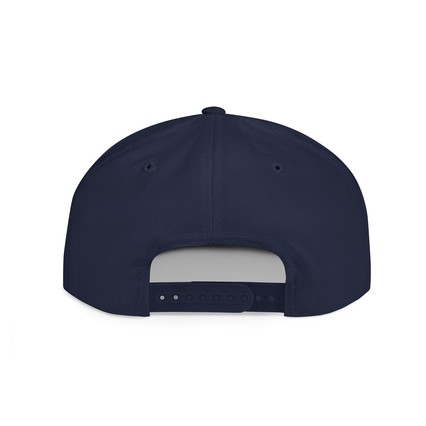 (hats) Confident Clothing Flat Bill Snapback (scc white logo)