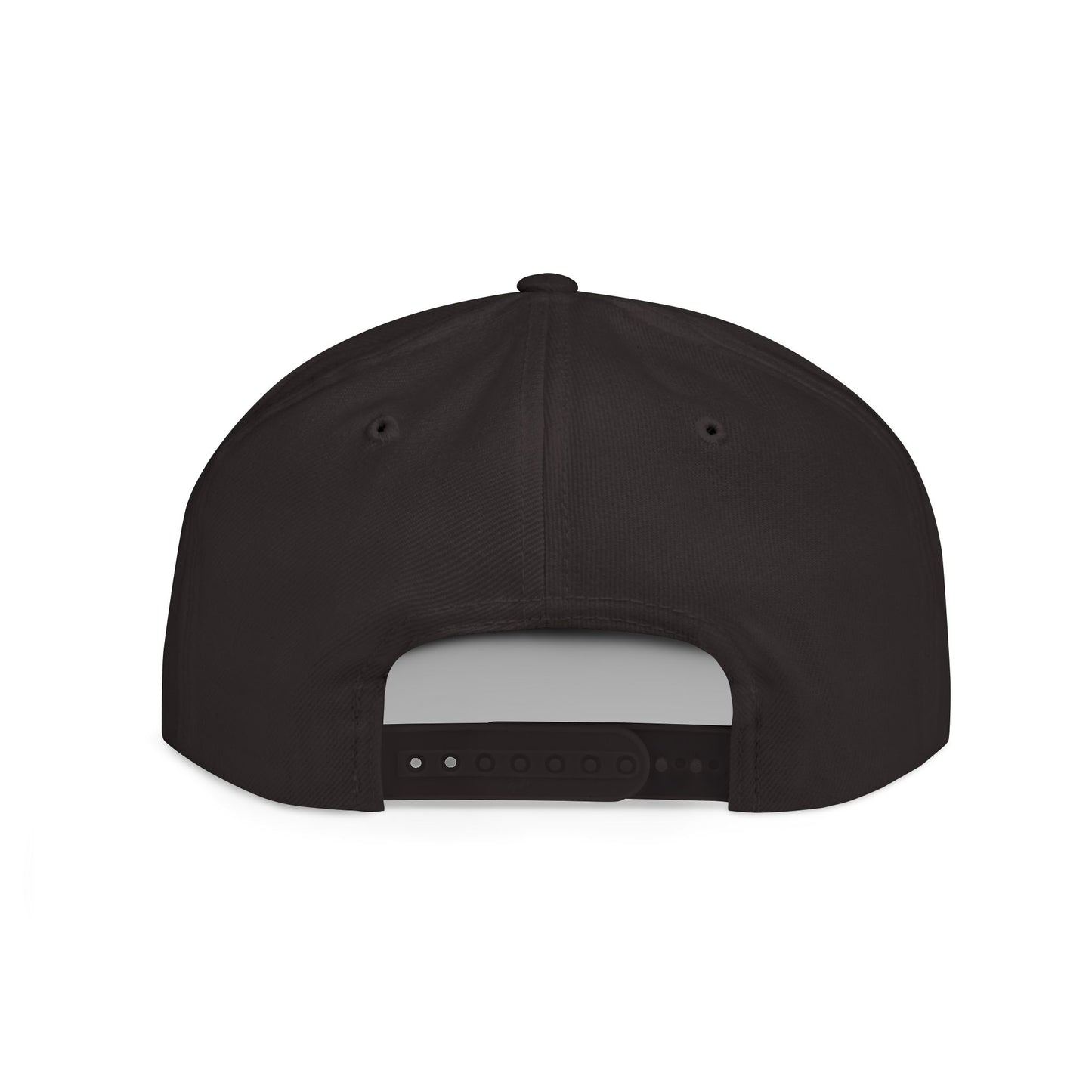 (hats) Confident Clothing Flat Bill Snapback (scc white logo)