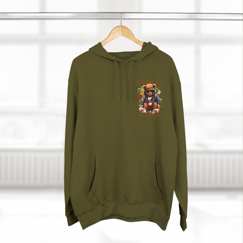 0.4 Confident Clothing Cool Bear Graphic Hoodie
