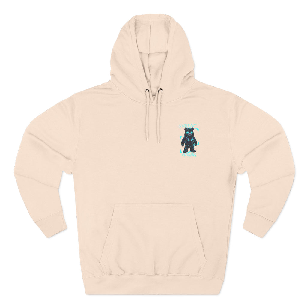 0.12 Confident Clothing Superstar Bear Graphic Fleece Hoodie