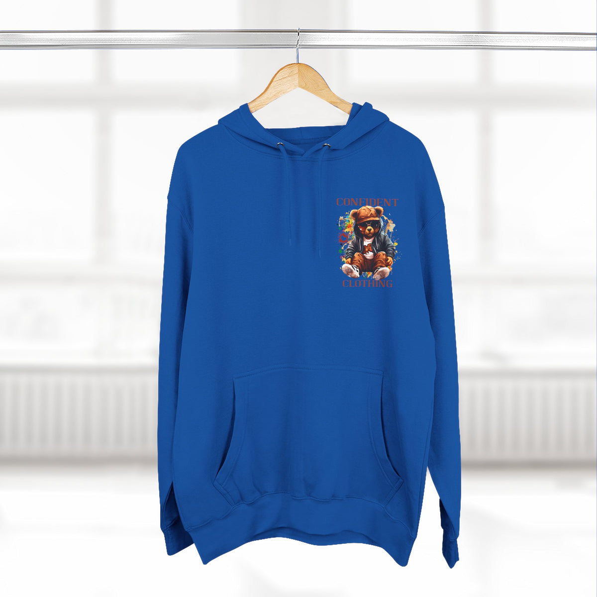 0.4 Confident Clothing Cool Bear Graphic Hoodie