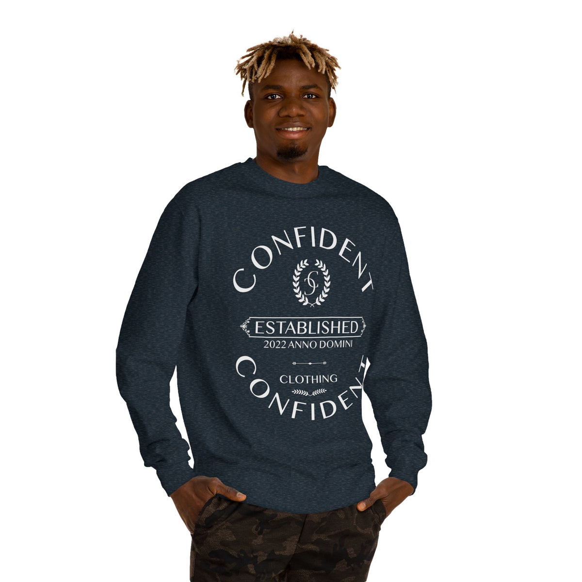 0.1 Confident Clothing Unisex Crew Neck Sweatshirt