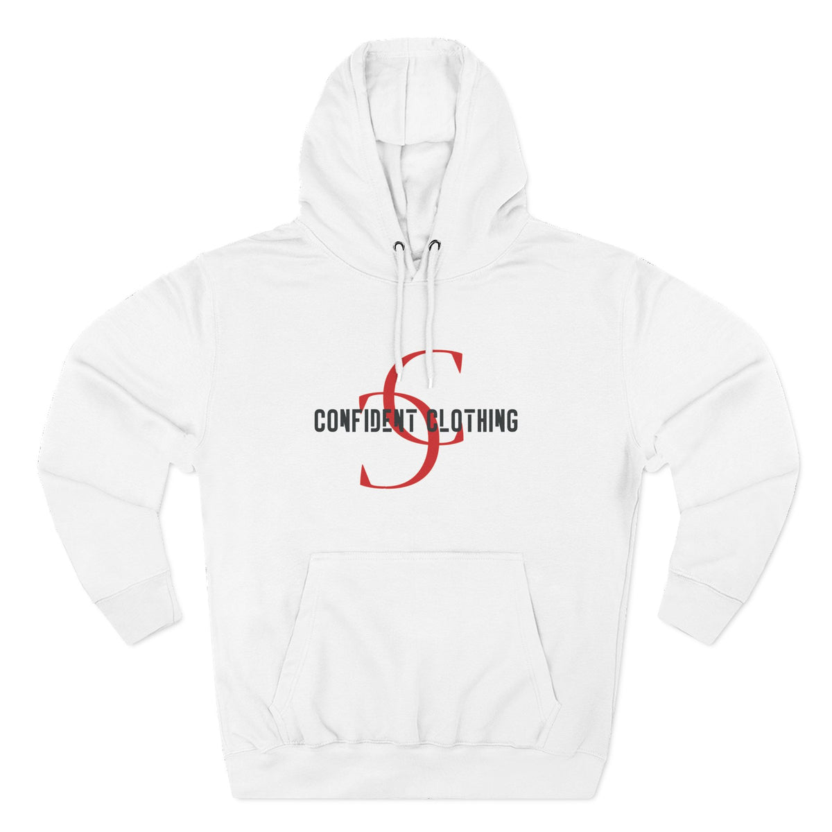 1.8 Confident Clothing Logo Fleece Hoodie
