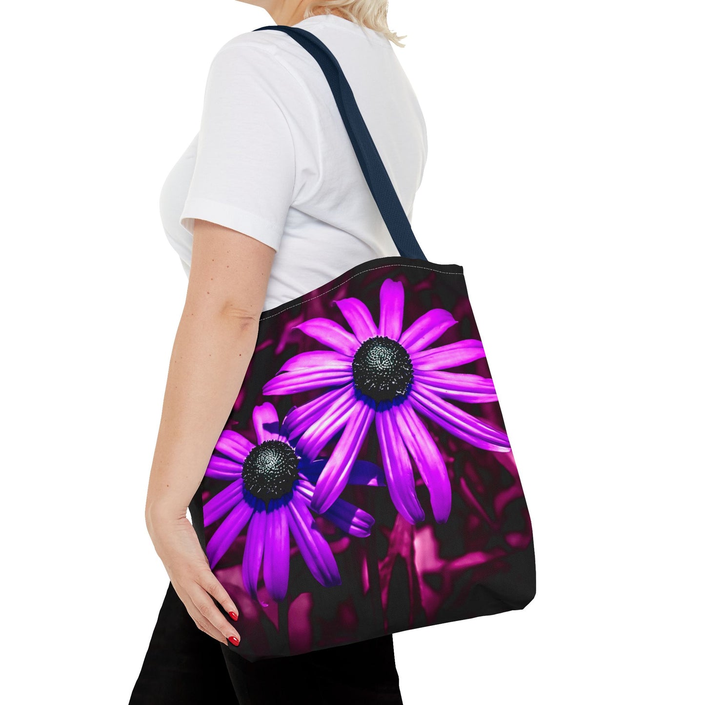 Purple Sunflower Tote Bag