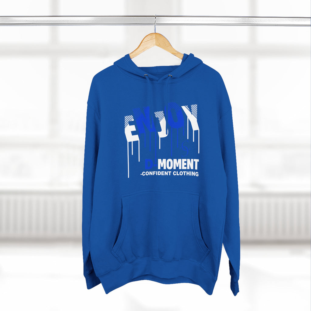 1.0 Confident Clothing Enjoy D Moment Drip Graphic Fleece Hoodie