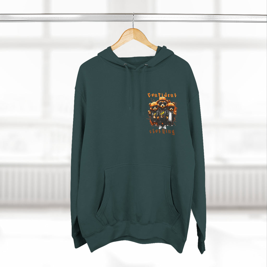 Confident Clothing Raccoon Crew Fleece Hoodie