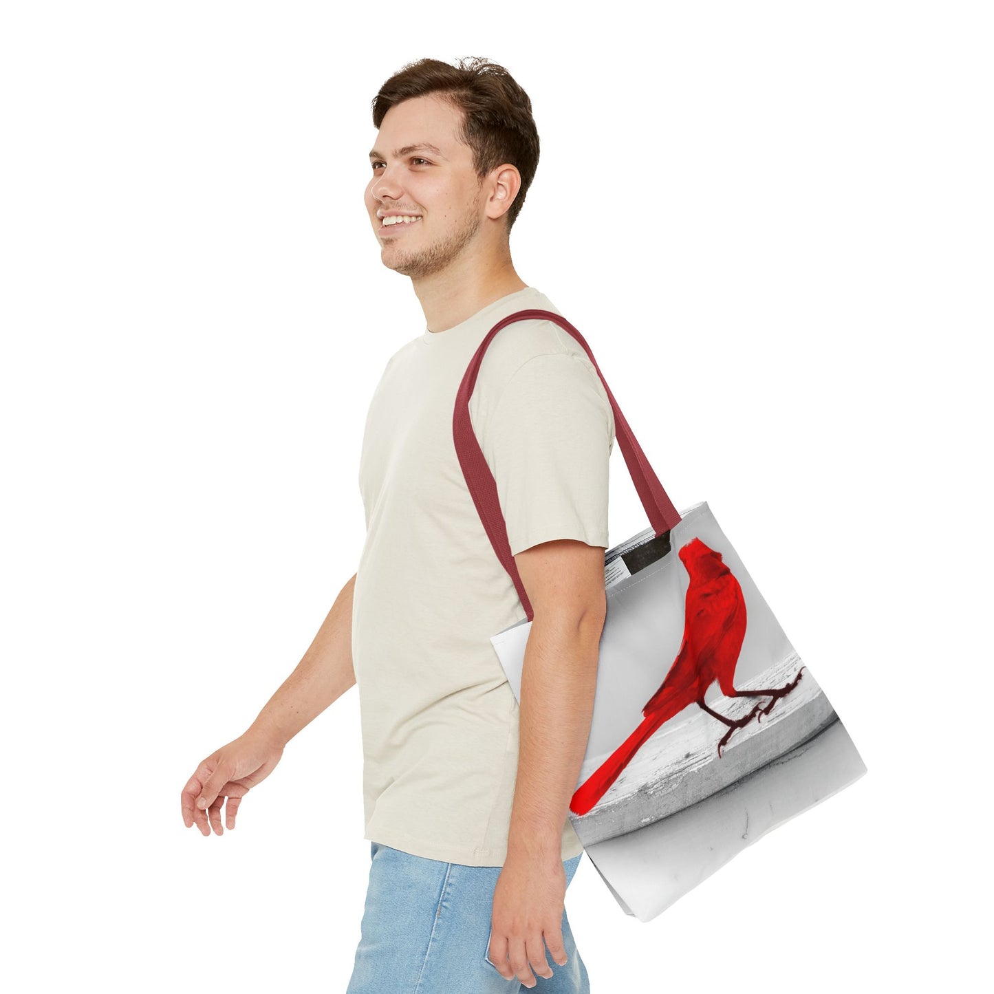 Red Bird Tote Bag
