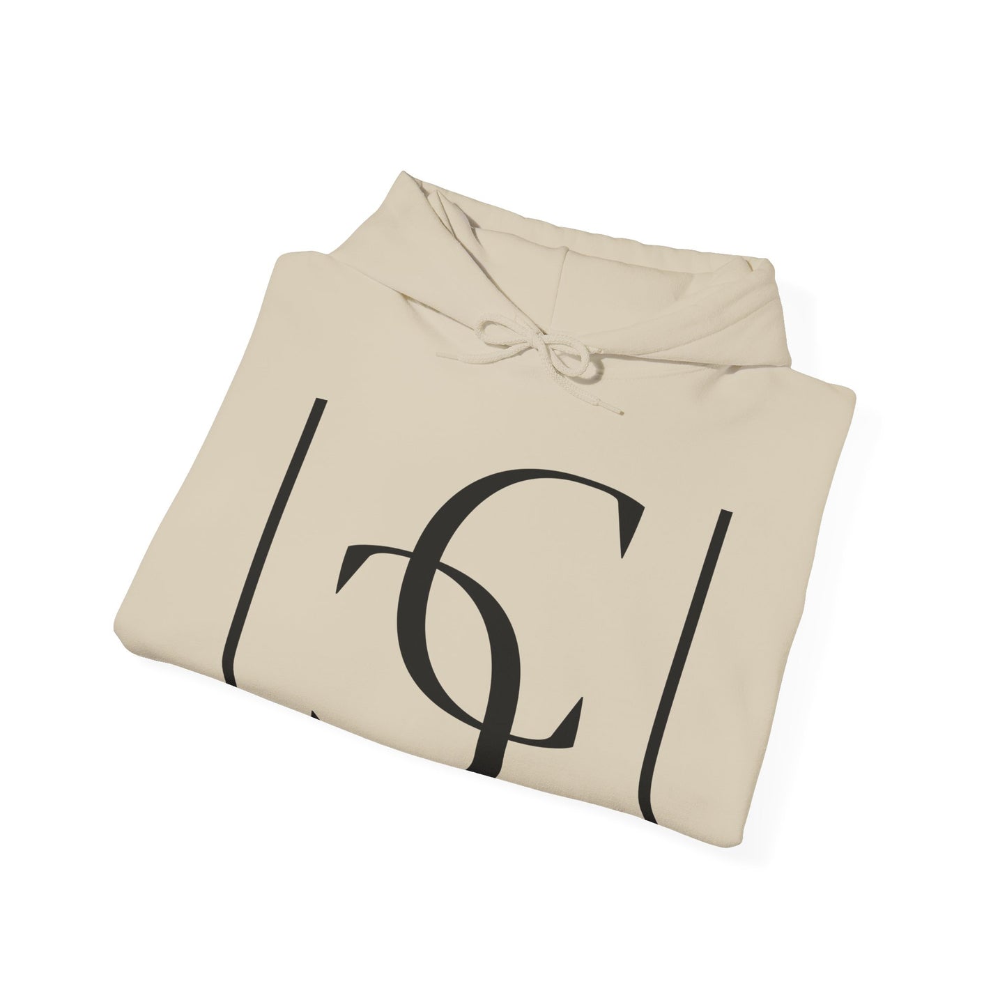 cc (Unisex) multi-color Confident Clothing (ELITE) Luxury Hooded Sweatshirt (black logo)