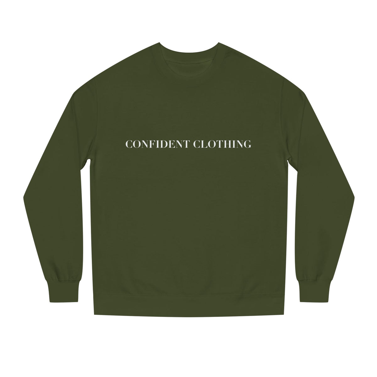 0.8 Confident Clothing Unisex Crew Neck Sweatshirt
