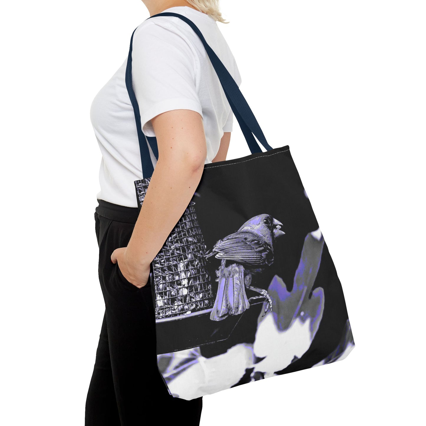 Sunflower seed Bird Tote Bag