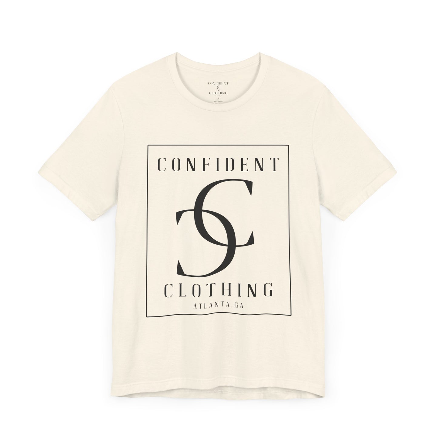 cc (Unisex) multi-color Jersey Short Sleeve Tee (black logo)
