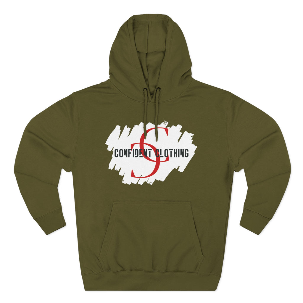 1.8 Confident Clothing Logo Fleece Hoodie