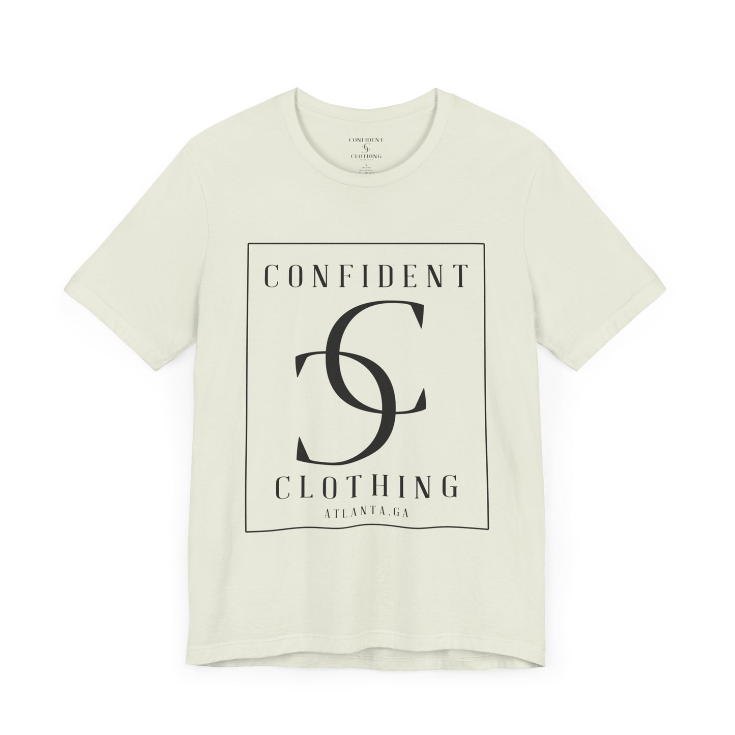 cc (Unisex) multi-color Jersey Short Sleeve Tee (black logo)