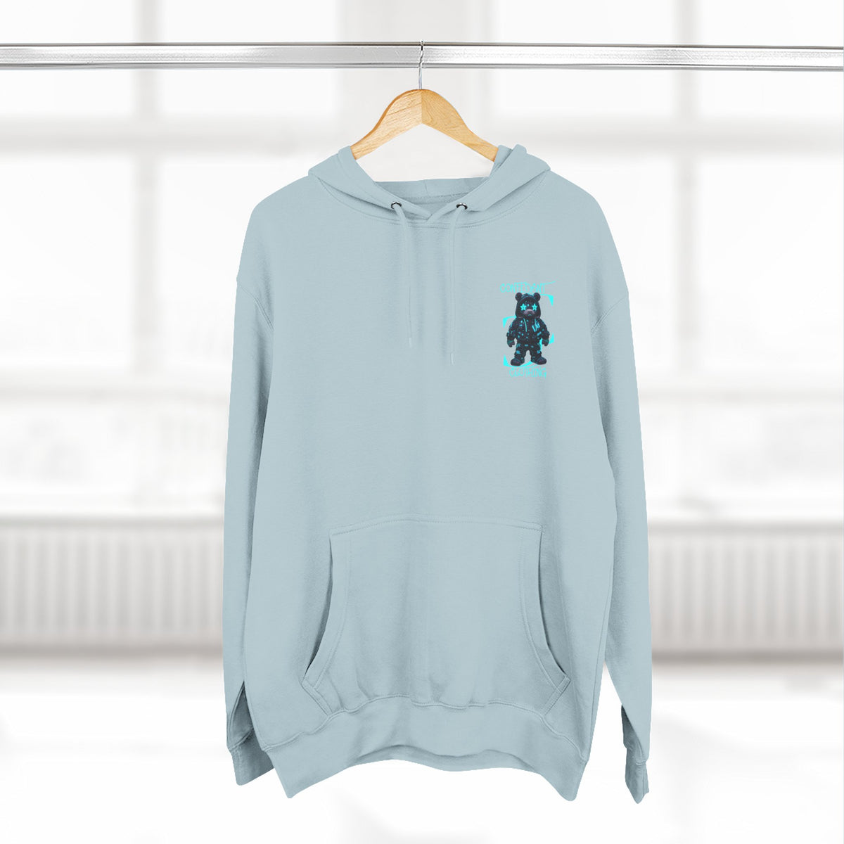 0.12 Confident Clothing Superstar Bear Graphic Fleece Hoodie