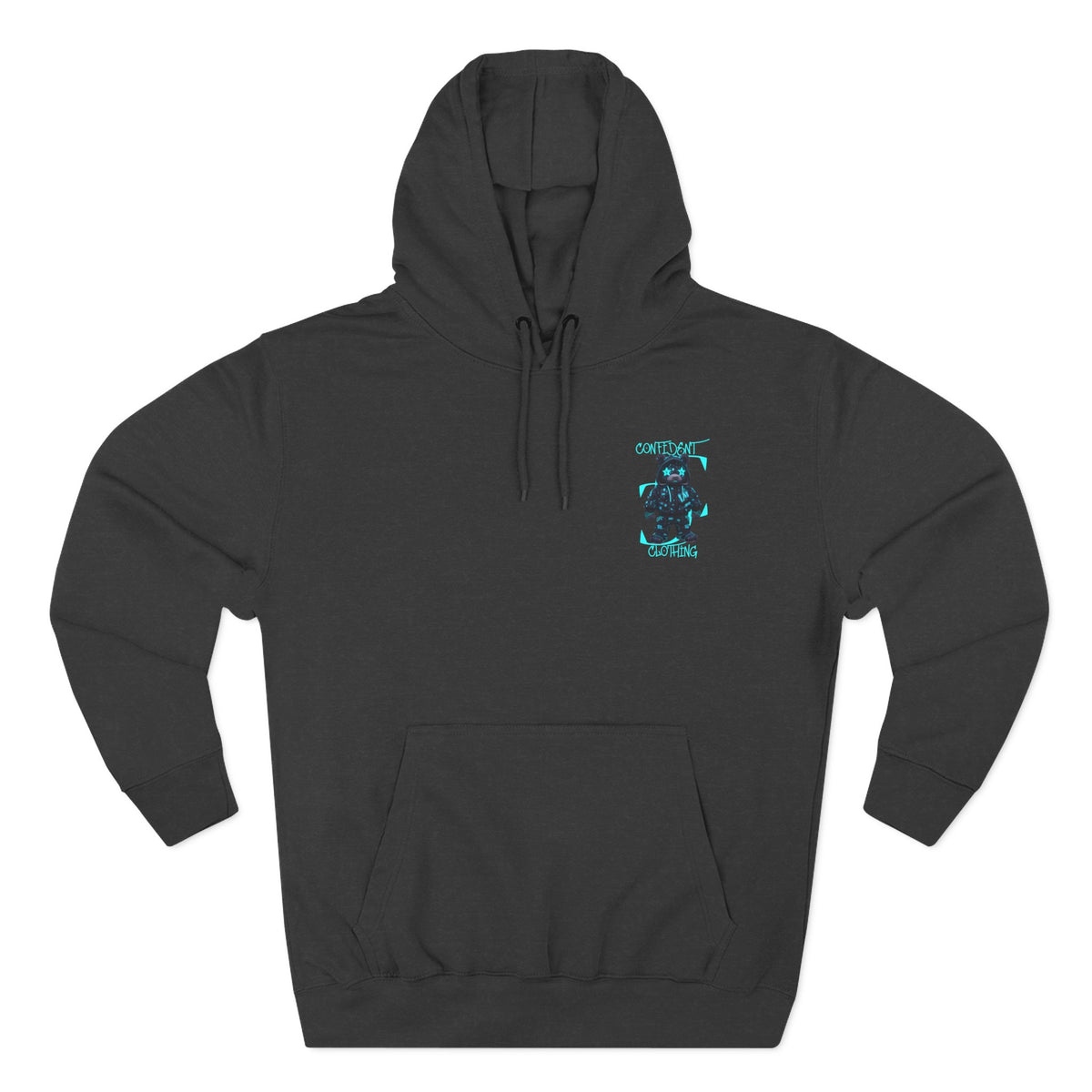 0.12 Confident Clothing Superstar Bear Graphic Fleece Hoodie