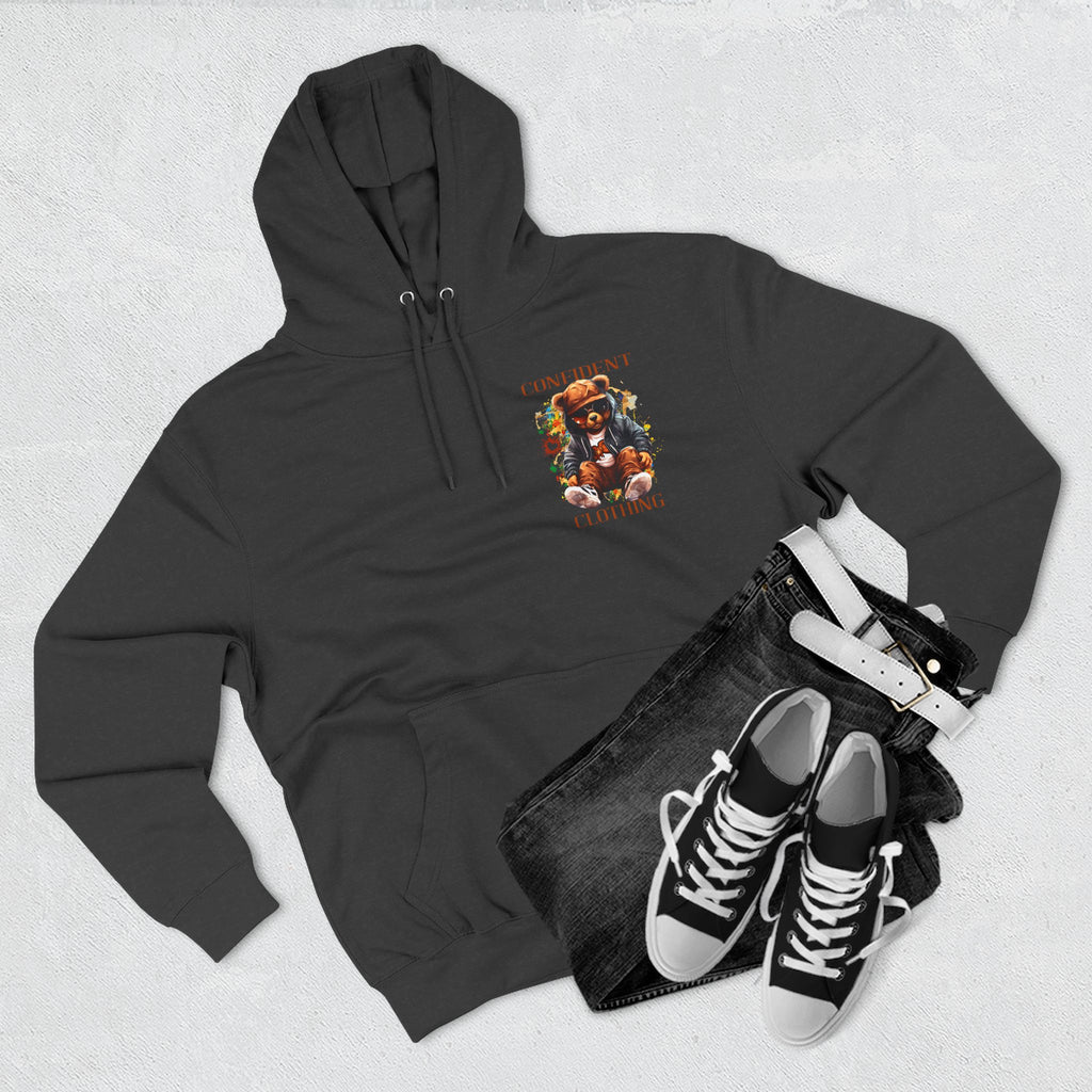 0.4 Confident Clothing Cool Bear Graphic Hoodie