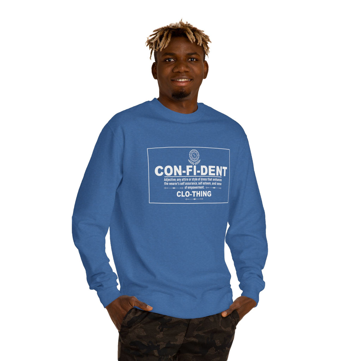 2.3 Confident Clothing Unisex Crew Neck Sweatshirt