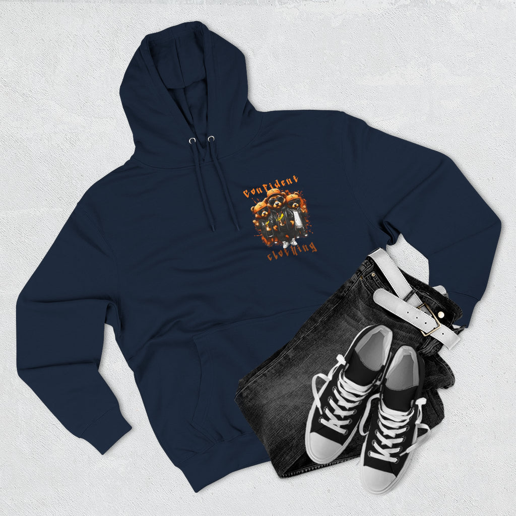 Confident Clothing Raccoon Crew Fleece Hoodie