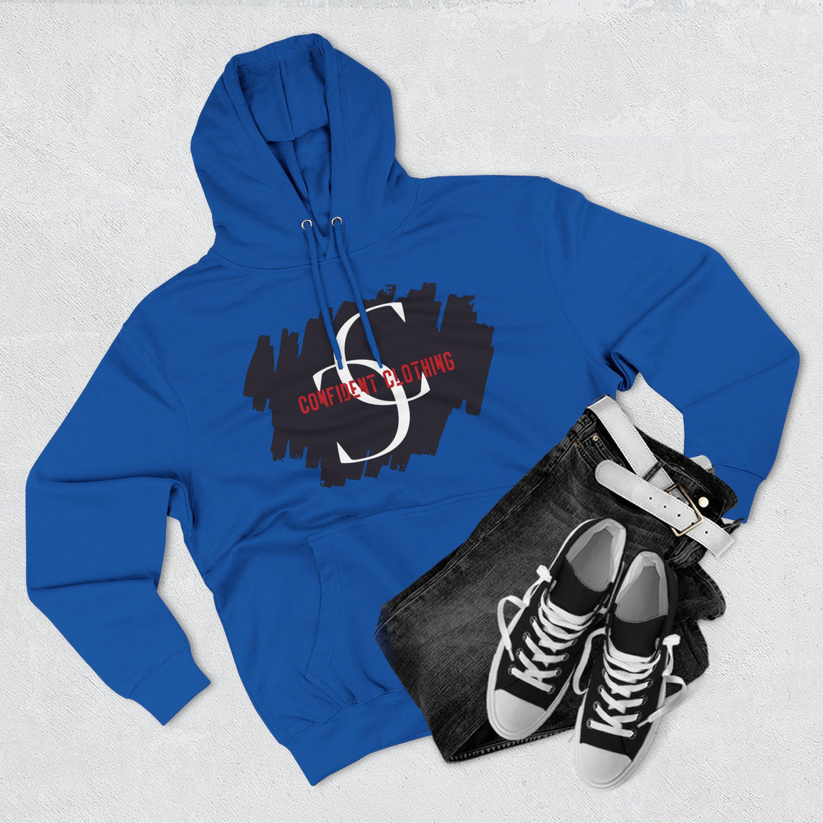 1.9 Confidence Clothing Graphic Fleece Hoodie