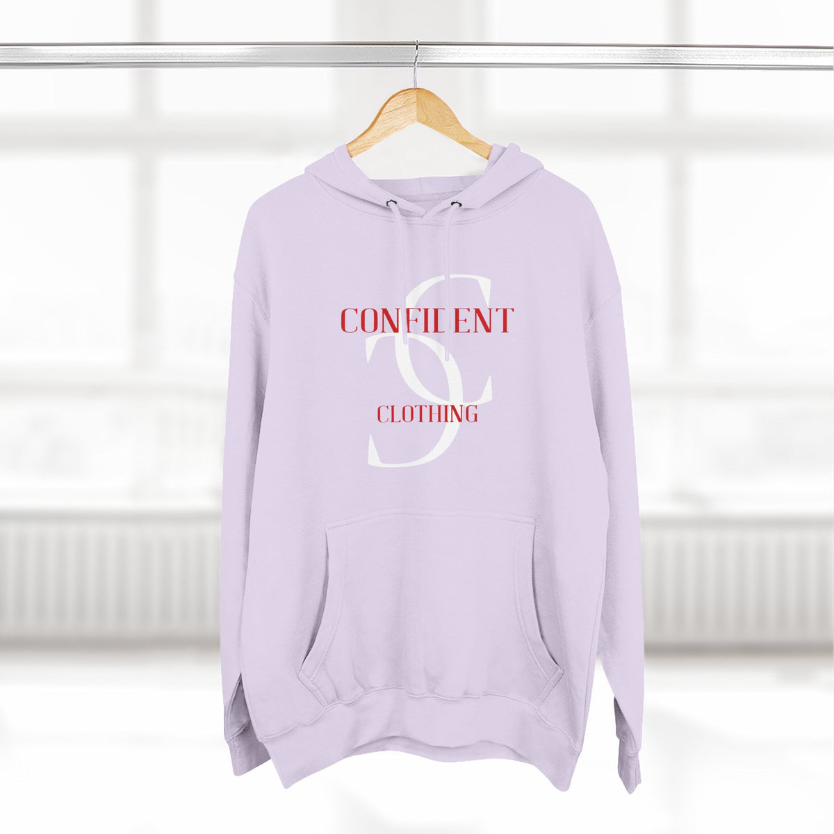 0.5 Confident Clothing Big Face Fleece Hoodie