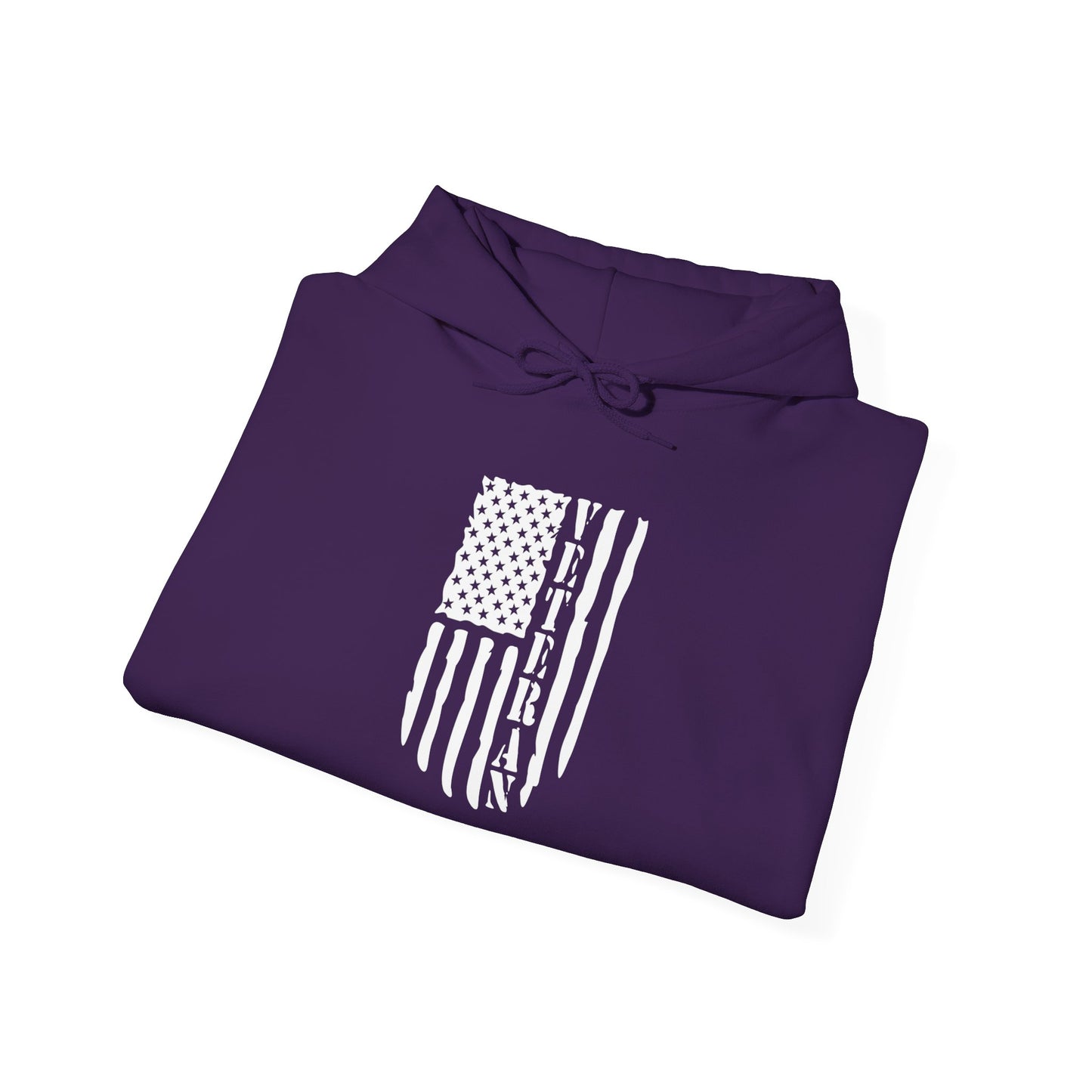 Veteran Black Hoodie (white logo)