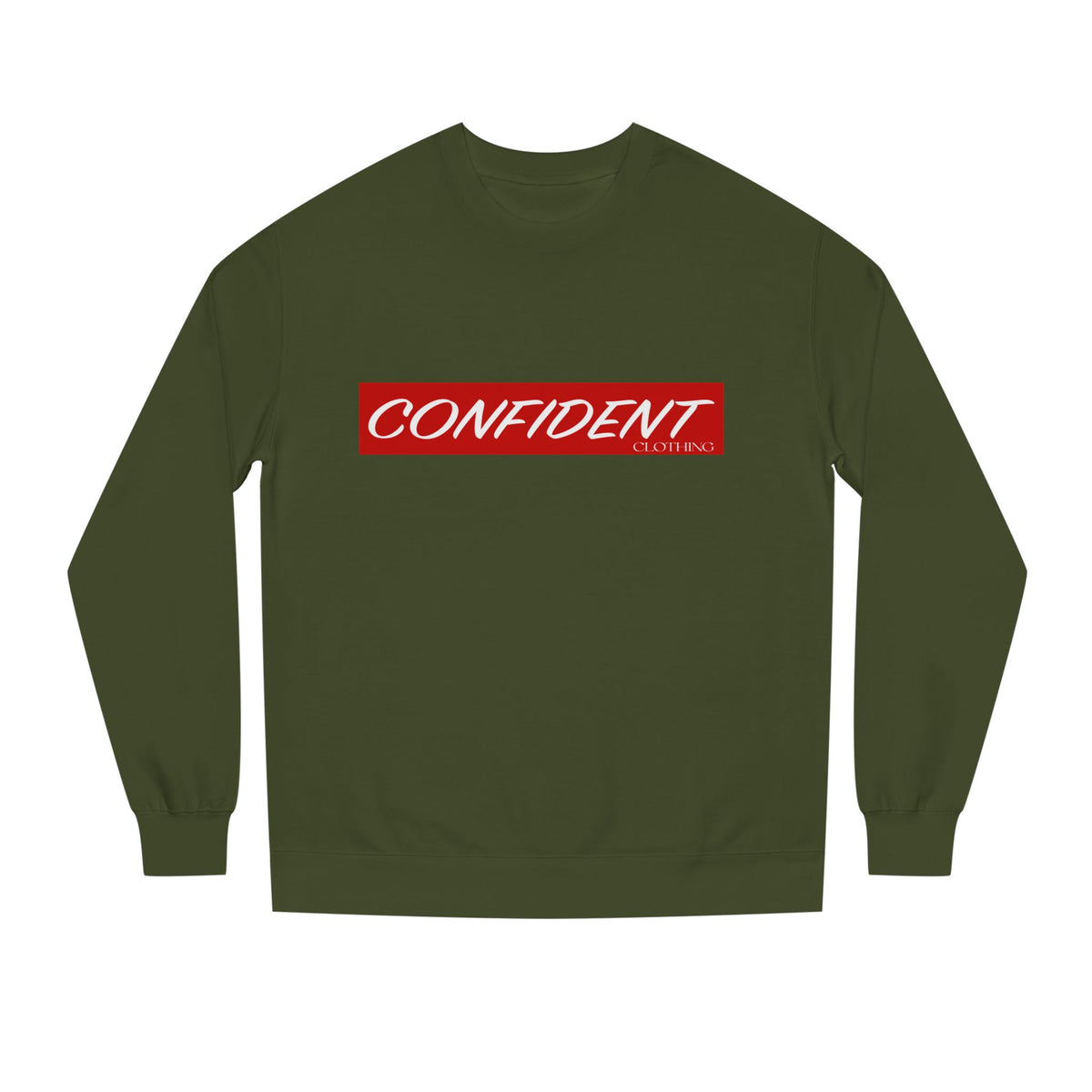 0.7 Confident Clothing Unisex Crew Neck Sweatshirt