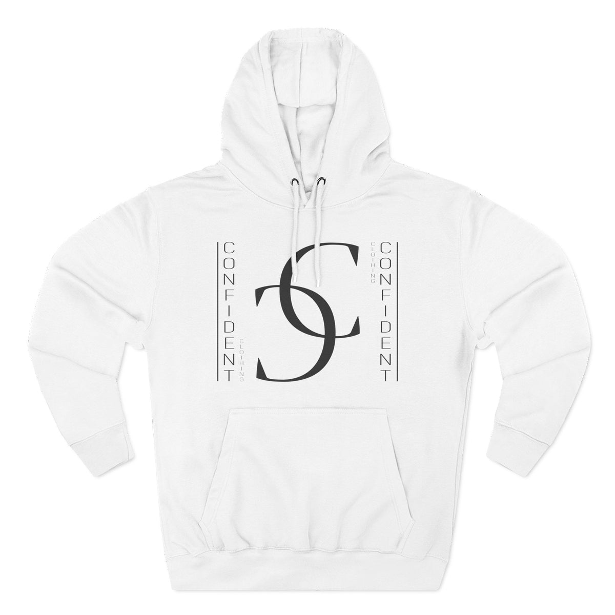 1.2 Confident Clothing Casual Graphic Fleece Hoodie
