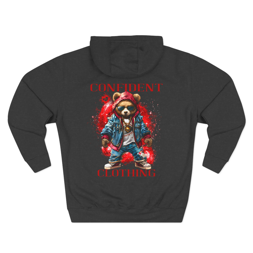 Confident Clothing Galaxy Bear Graphic Hoodie