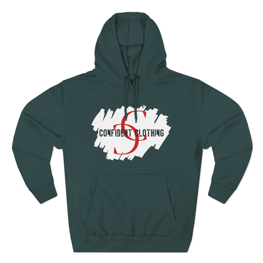 1.8 Confident Clothing Logo Fleece Hoodie