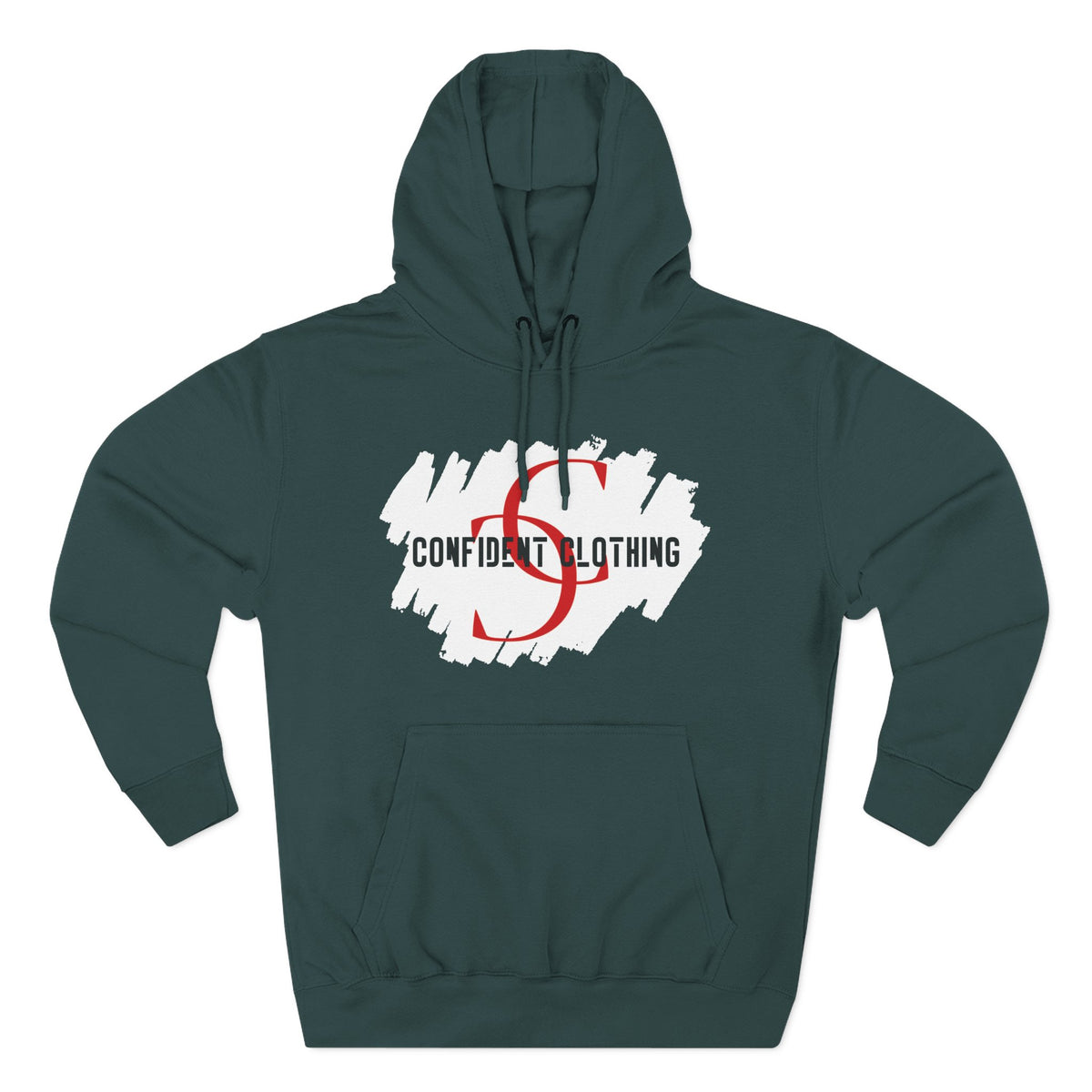 1.8 Confident Clothing Logo Fleece Hoodie