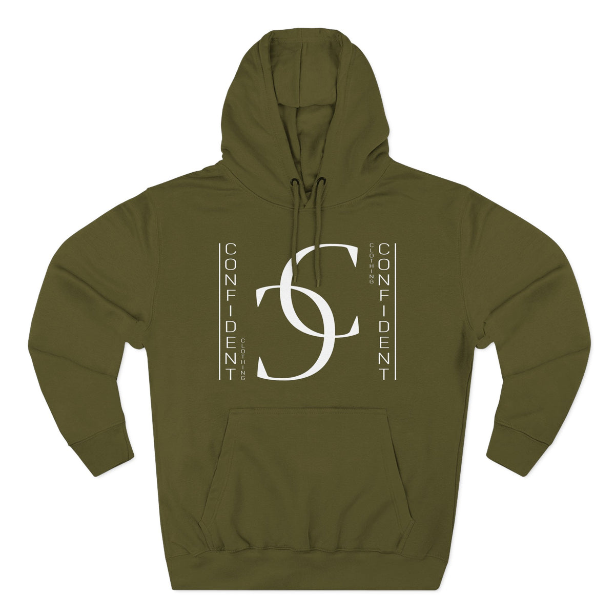 1.2 Confident Clothing Casual Graphic Fleece Hoodie