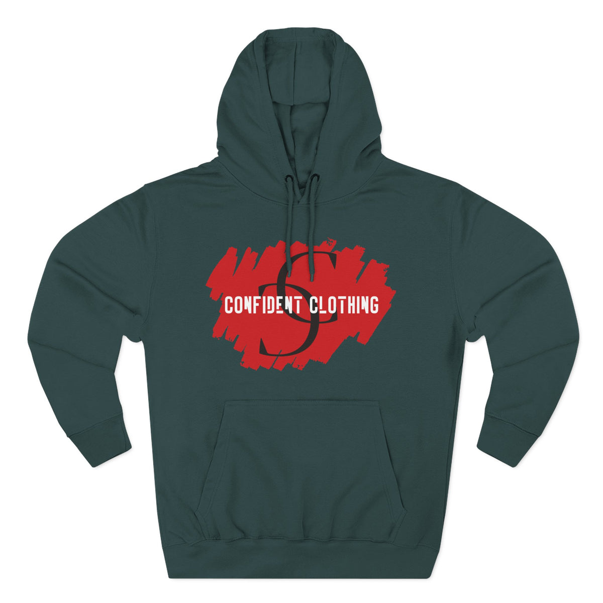 1.6 Confident Clothing Graphic Fleece Hoodie