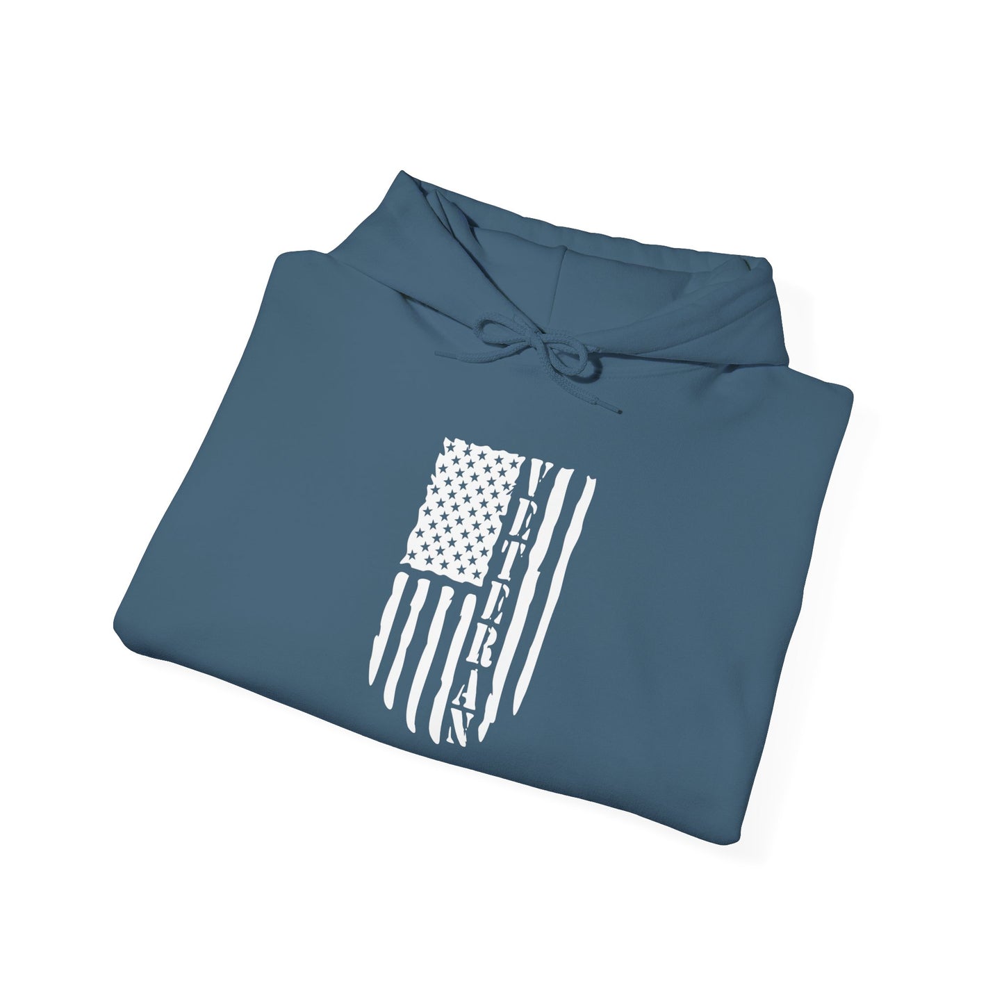 Veteran Black Hoodie (white logo)