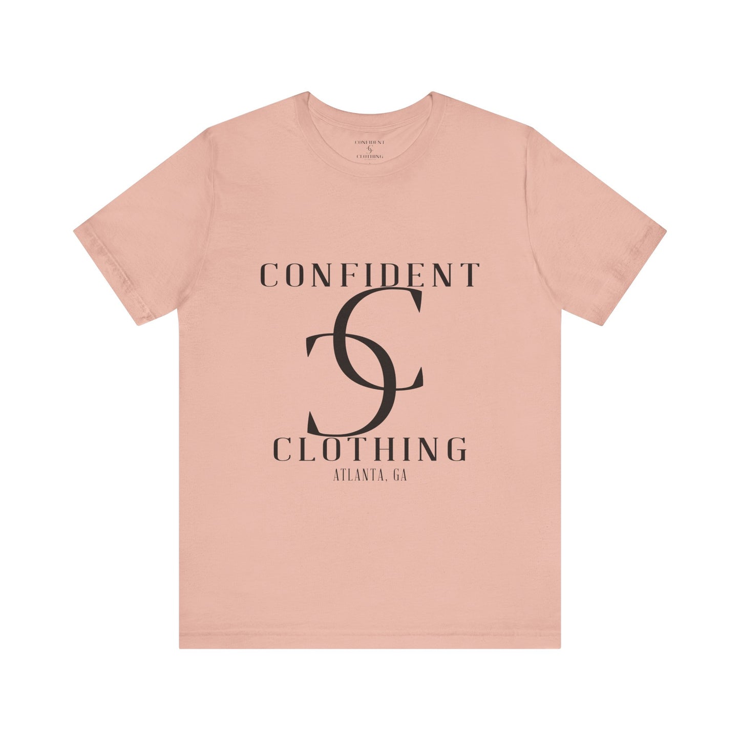 cc (Unisex) Confident Clothing Luxury Jersey Short Sleeve Tee (mustard)