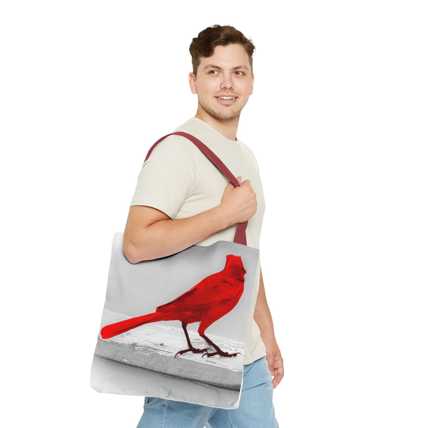 Red Bird Tote Bag
