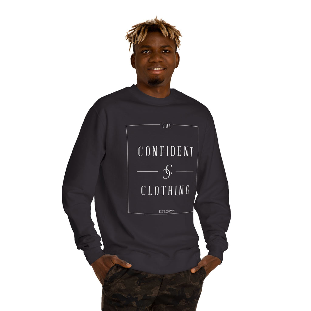 0.4 Confident Clothing Unisex Crew Neck Sweatshirt