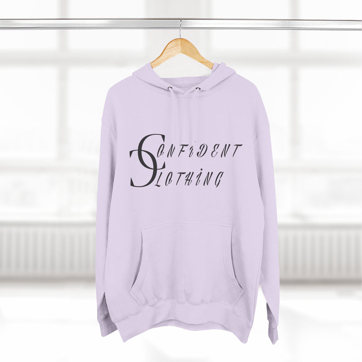 0.3 Confident Slaying Inspirational Fleece Hoodie