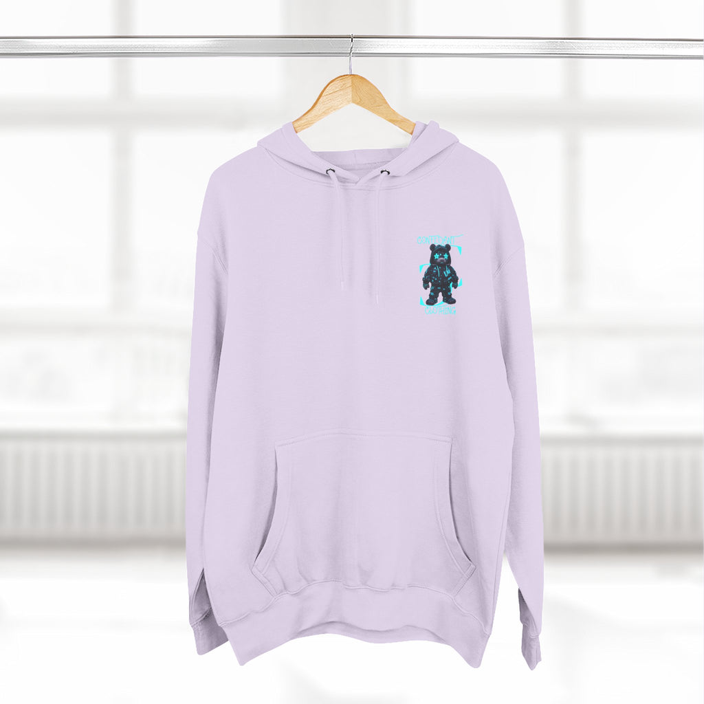 0.12 Confident Clothing Superstar Bear Graphic Fleece Hoodie