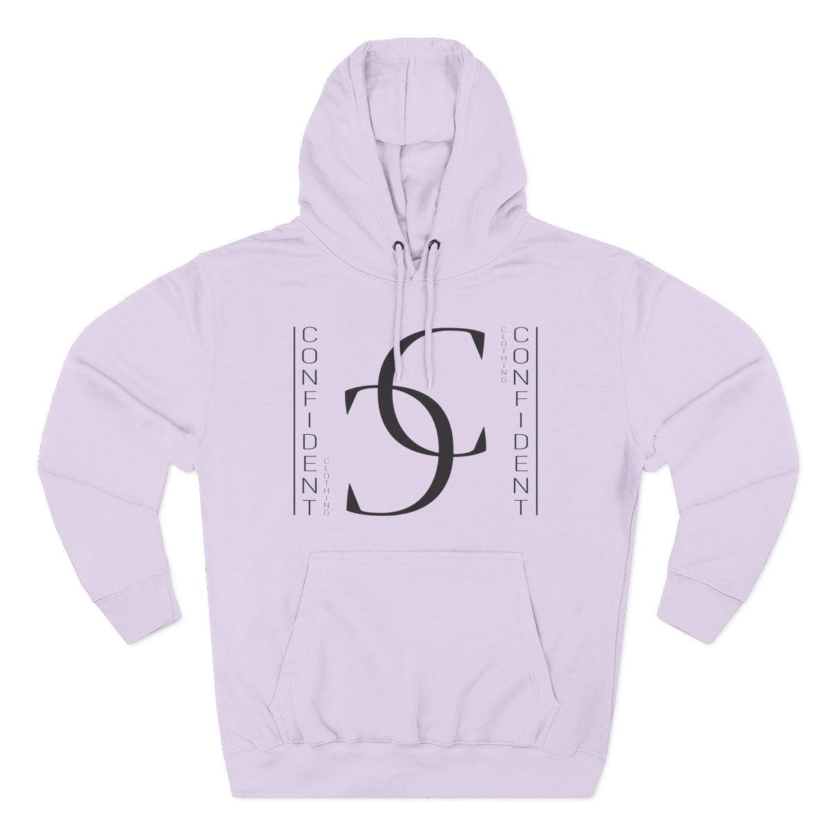 1.2 Confident Clothing Casual Graphic Fleece Hoodie