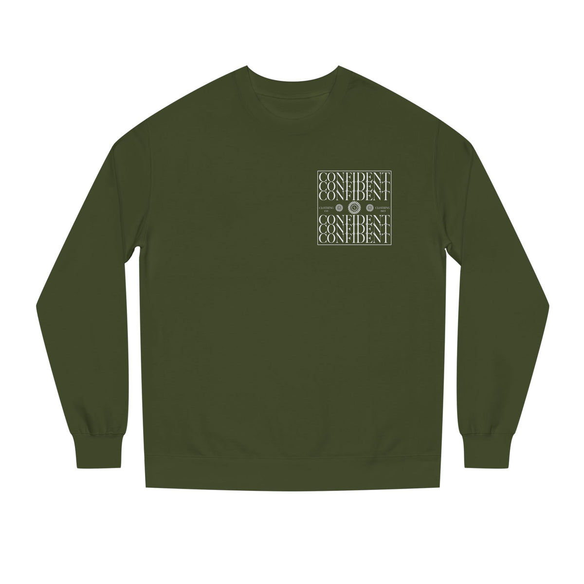 0.5 Confident Clothing Unisex Crew Neck Sweatshirt